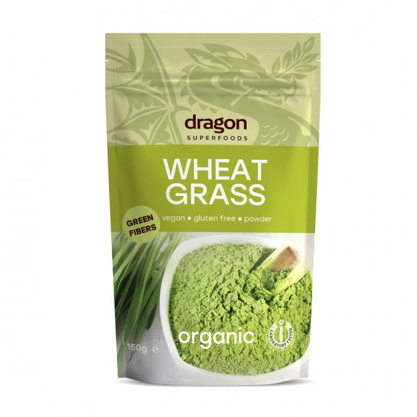 Bột cỏ lúa mì hữu cơ Dragon superfoods Organic Wheat grass 150gr