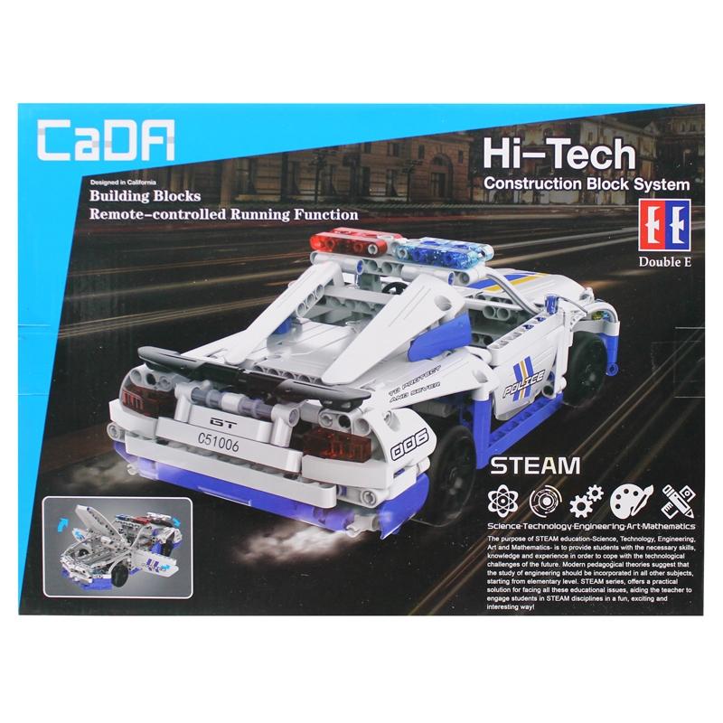 Đồ Chơi Lắp Ráp Xe Cảnh Sát Điều Khiển GT Police Car - CaDA C51002W (430 Mảnh Ghép)
