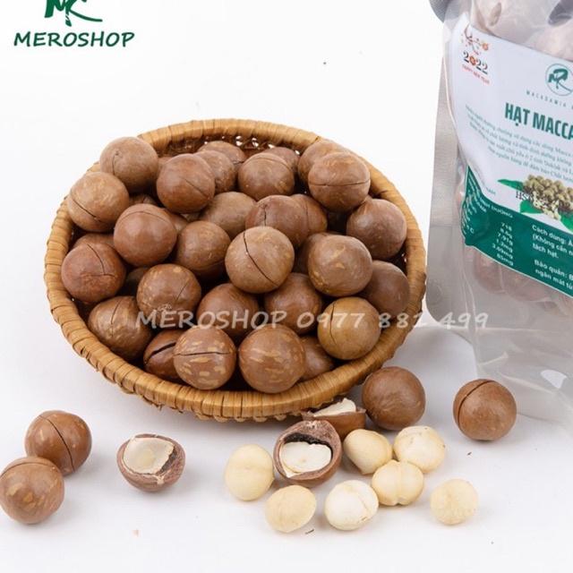 500GRAM HẠT MACCA DAKLAK SẤY CHÍN DAKLAK (CÒN VỎ)