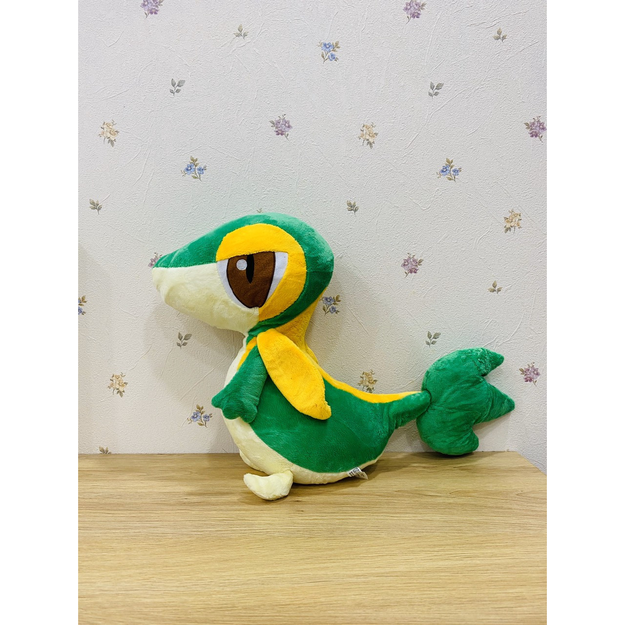 Gấu bông Pokemon Rắn Cỏ Snivy - Tặng kèm móc khóa Pokemon cao cấp