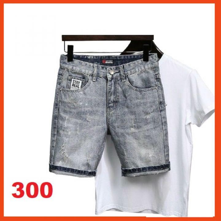 Quần short jean chất bò co giãn- quần lửng nam nhiều mẫu thời trang TINA ms252