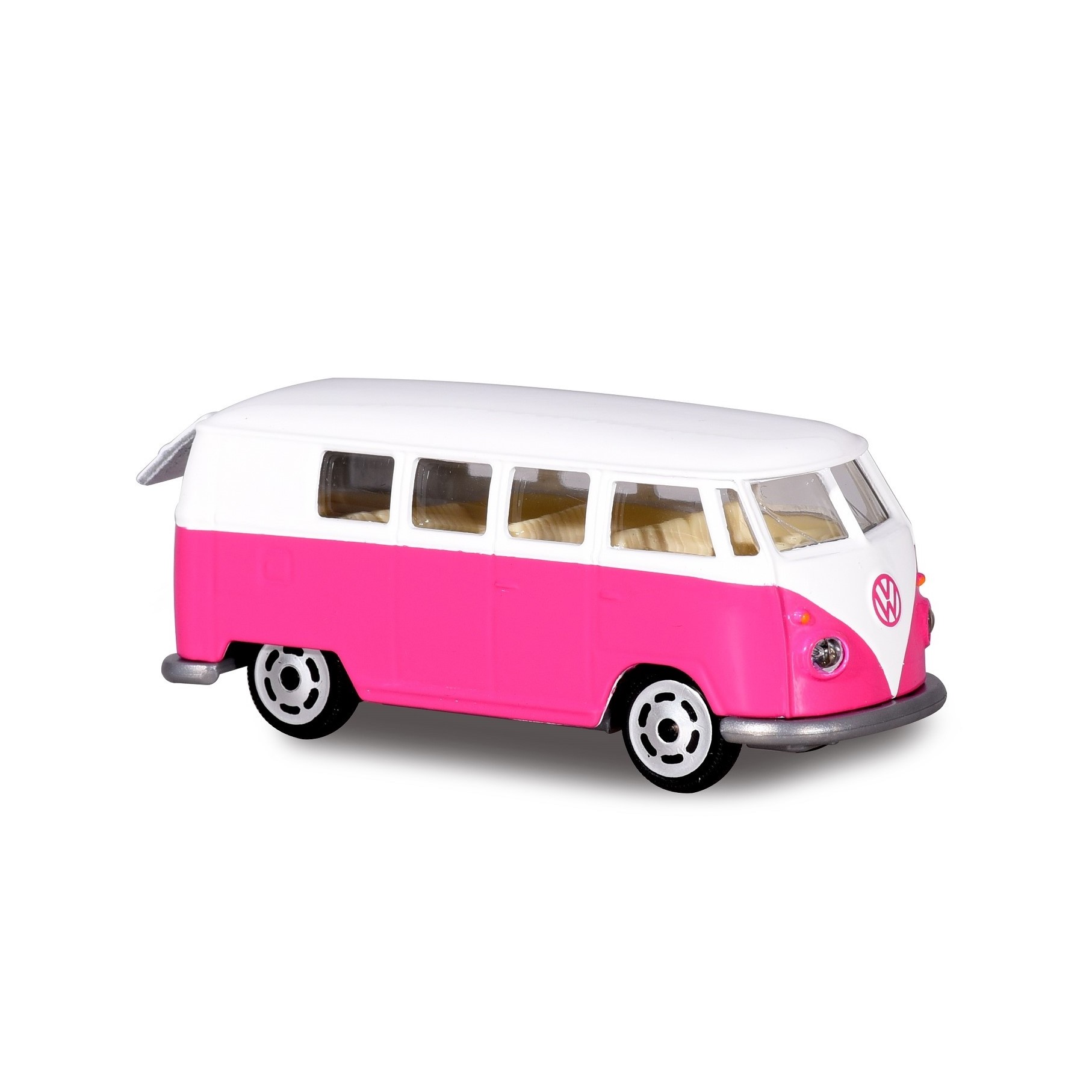 Xe Mô Hình MAJORETTE VW T1 Bus Pink Version 212052010051 Xe Die-Cast Kim Loại - Đồ Chơi Thương Hiệu Chính Hãng