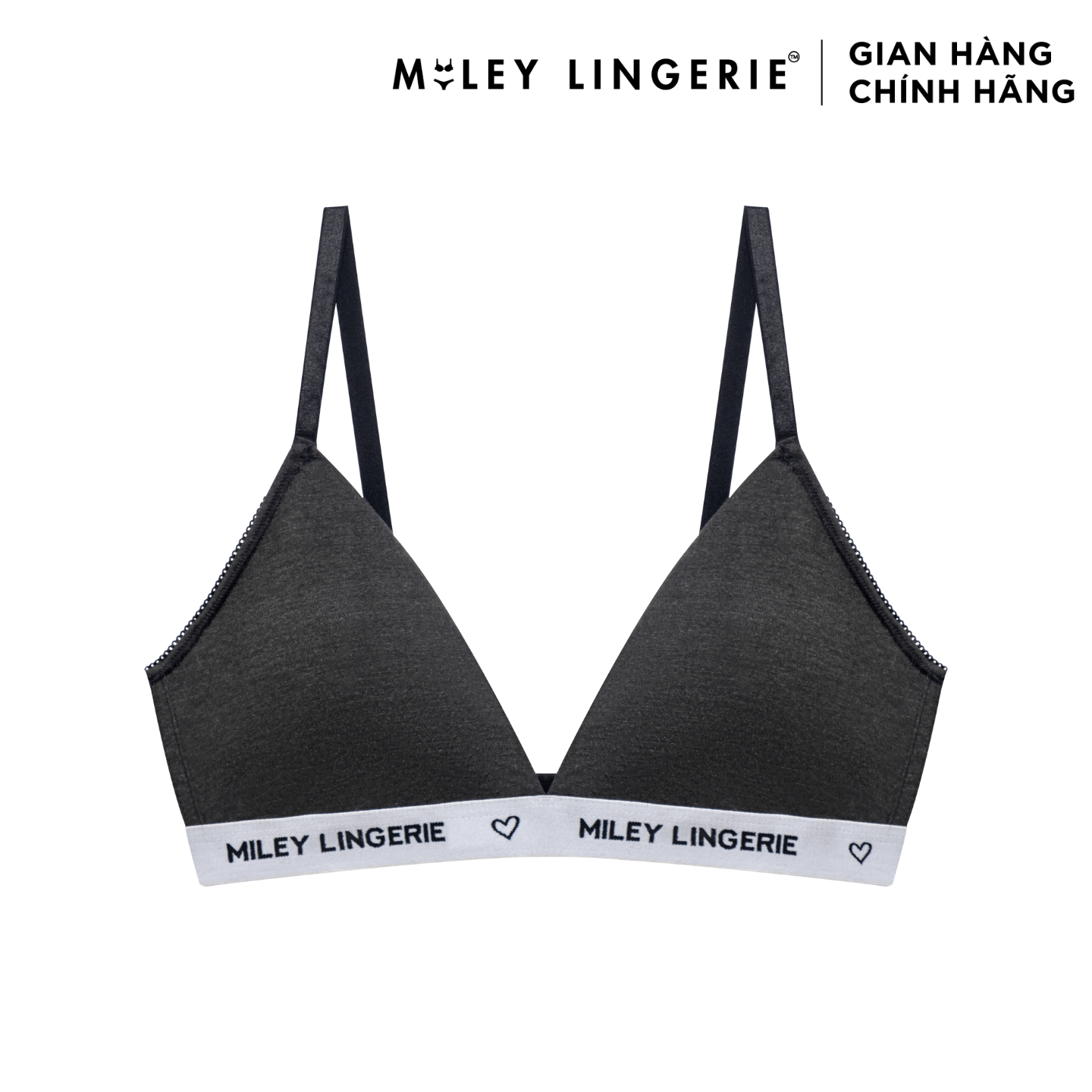 Bộ Đồ Lót Mút Mỏng Không Gọng thời Trang Và Quần Đồng Bộ Cotton Tự Nhiên Viền Lưng Logo BeingMe Miley Lingerie