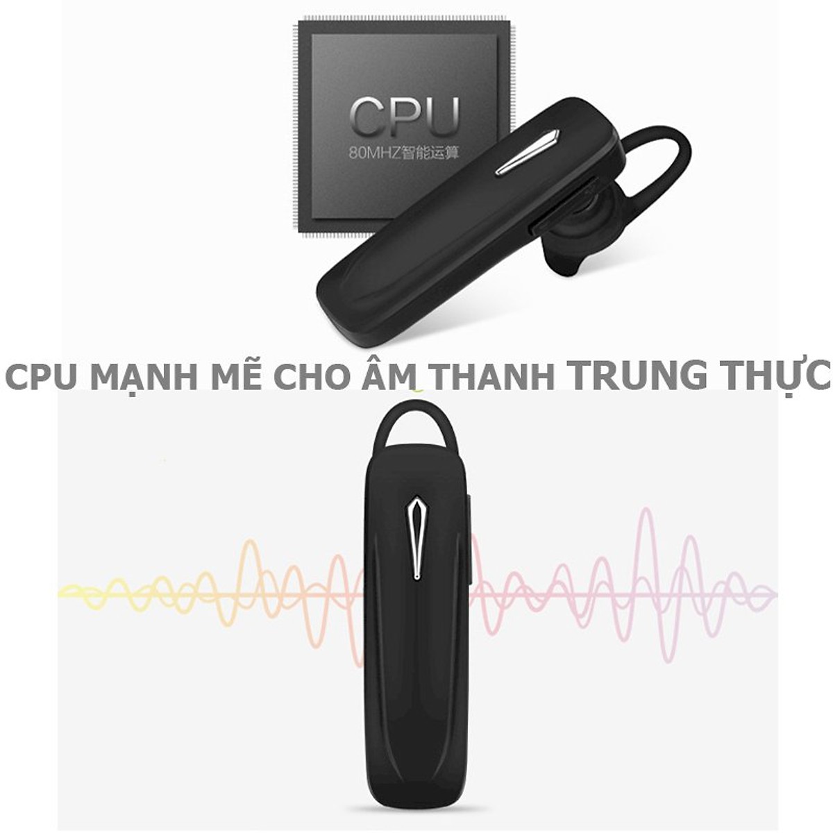 Tai nghe Bluetooth BT-01 không dây kiểu dáng thể thao + Tặng Hộp Quẹt Bật Lửa Khò Mỏ Vịt Cao Cấp
