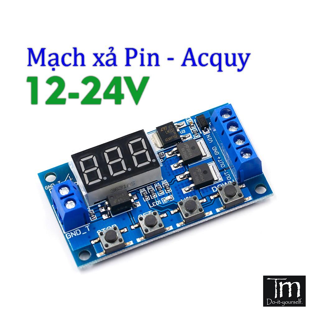 Mạch Hẹn Giờ Xả Acquy - Pin 12/24V 400W