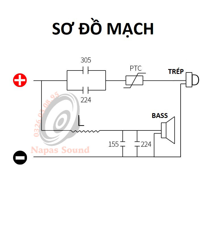 MẠCH PHÂN TẦN 2 LOA CÔNG SUẤT NHỎ - CHO CÁC THÙNG LOA NHỎ, LOA KÉO - PHÂN TẦN LOA VI TÍNH