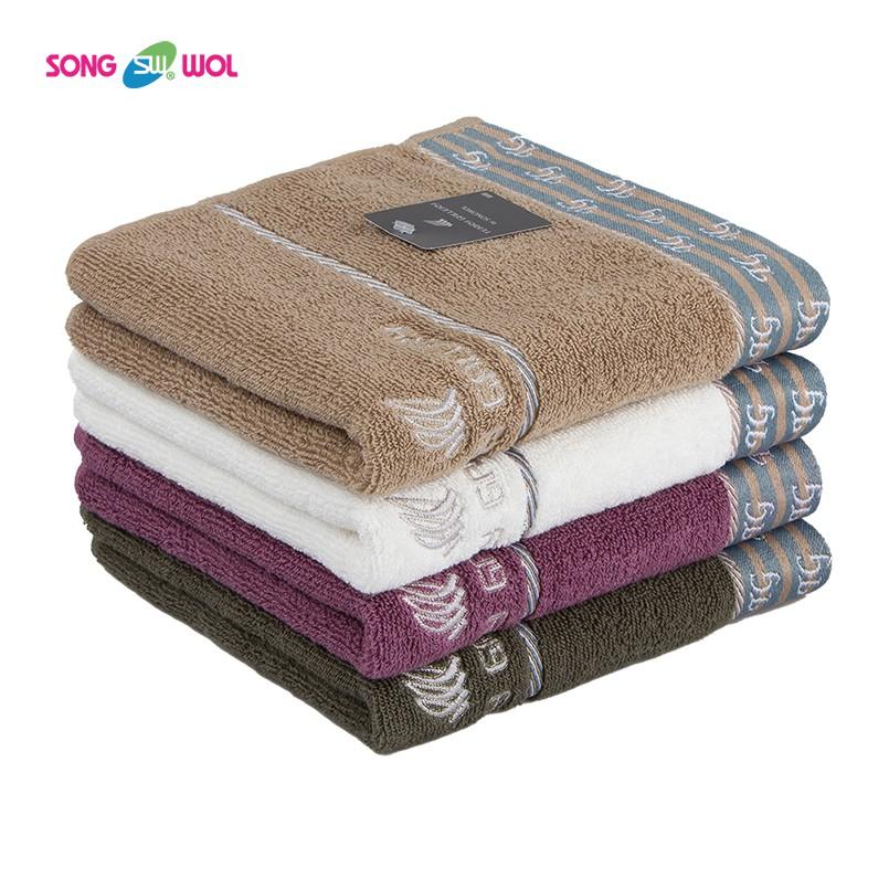 Bộ 04 Khăn Tắm Cotton Cao cấp Hàn Quốc-SONGWOL Platinum