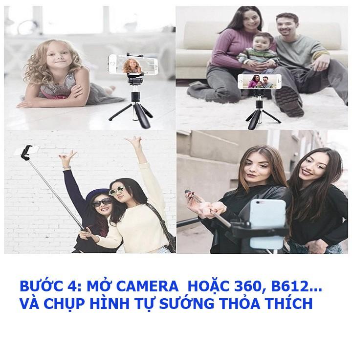 Tripod - Gậy chụp ảnh 3 chân L01 có remote bluetooth chụp ảnh từ xa