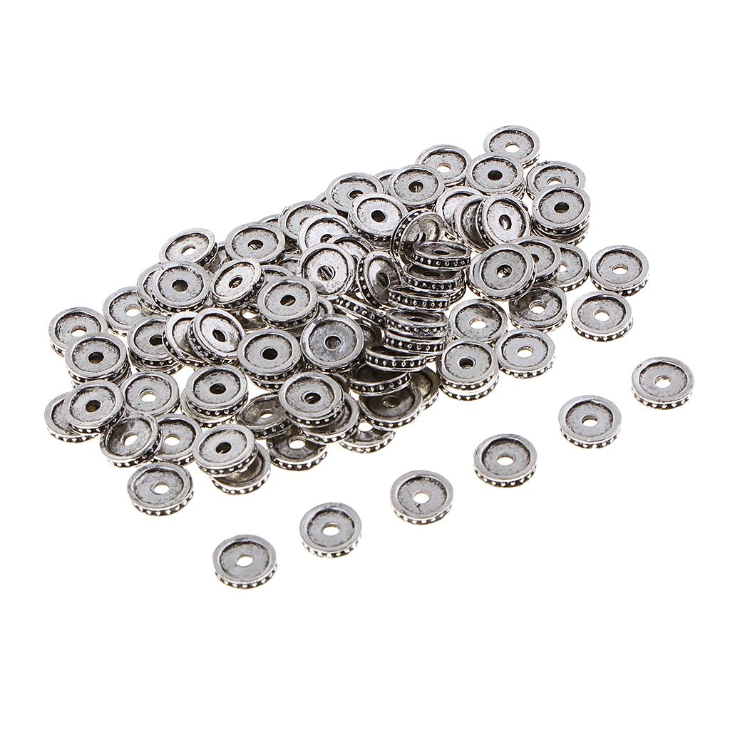 100Pcs 8mm Jewelry Findings Beading Smooth Beads for Necklace Decoration