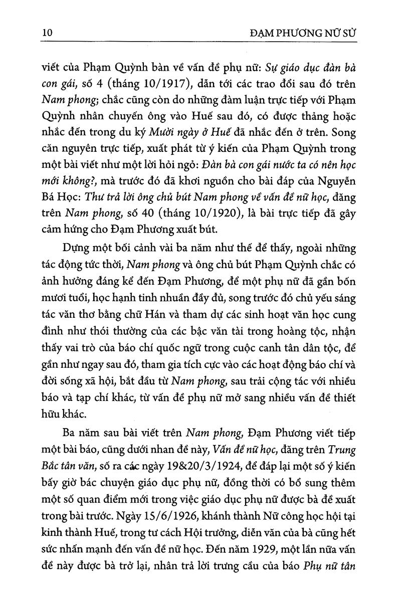 Sách Đạm Phương Nữ Sử - Vấn Đề Phụ Nữ Ở Nước Ta