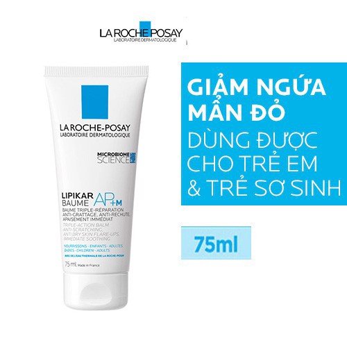 Kem Dưỡng Làm Dịu Dành Cho Da Bị Ngứa Mẩn Đỏ Và Bị Viêm Dùng Được Cho Trẻ Em Và Trẻ Sơ Sinh La Roche Posay Lipikar Baume AP+M