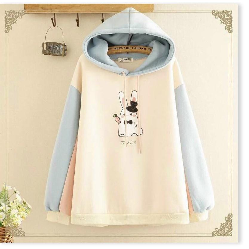 ÁO HOODIES NỮ HỌA TIẾT XINH XẮN MÀU SẮC TƯƠI MÁT FROM TO Y HÌNH LANA FASHION