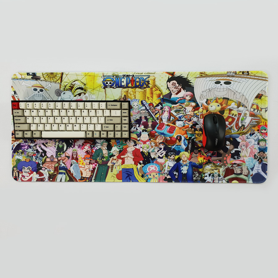 Lót chuột One Piece nhiều nhân vật 70x30cm