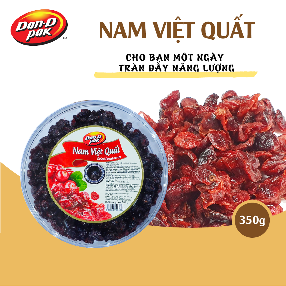 Nam Việt Quất 350g Dan D Pak