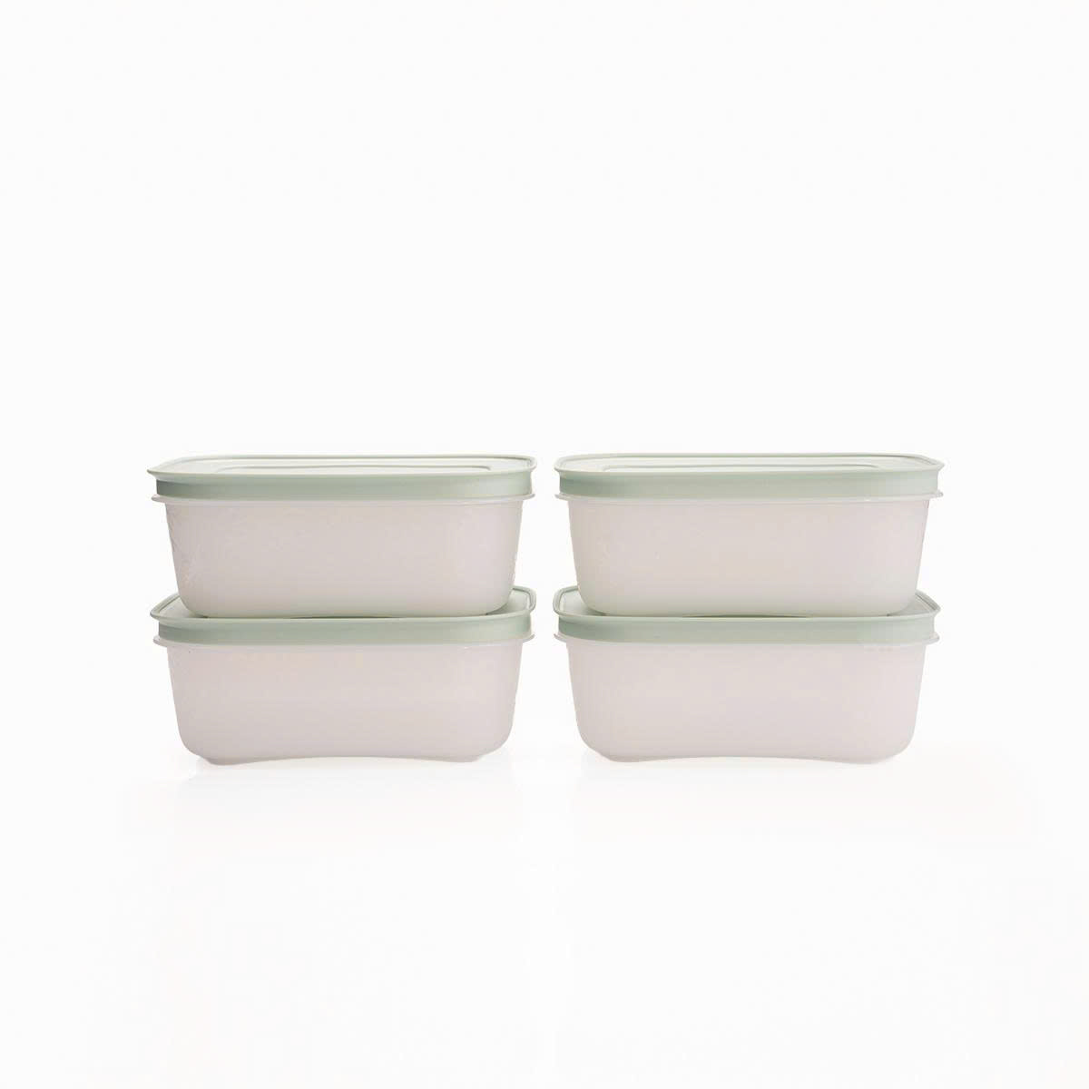 Bộ 4 Hộp Đựng Thực Phẩm Tupperware Trữ Đông Freezable Gen II 450ml