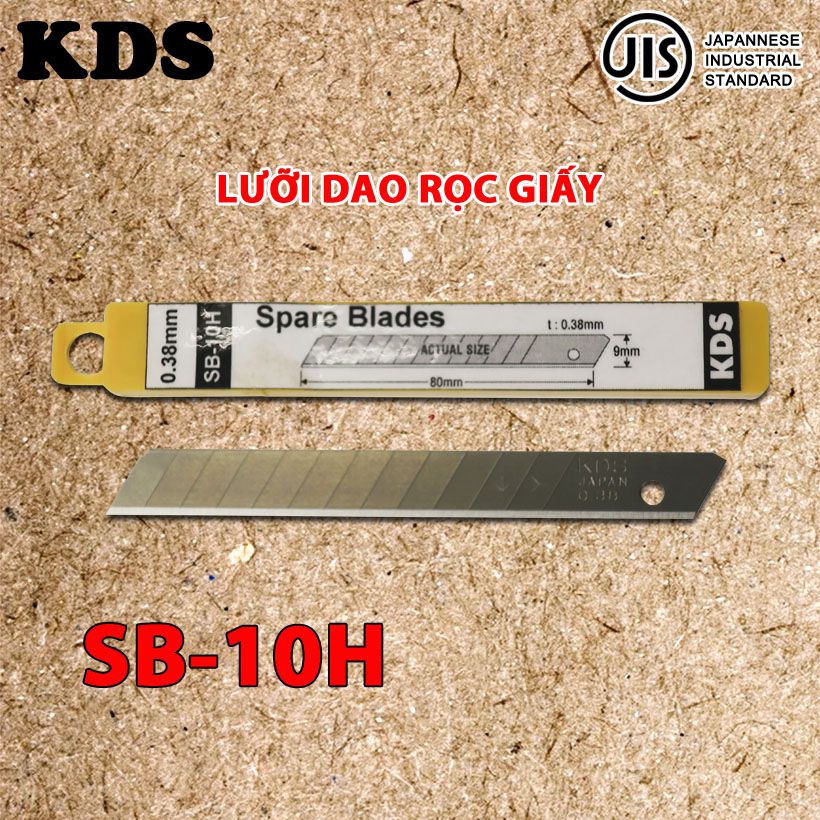 Lưỡi dao rọc giấy 9mm KDS SB-10H