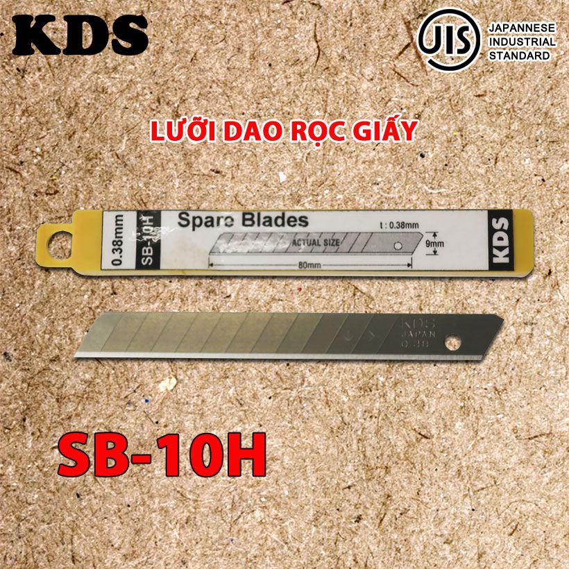 LƯỠI DAO RỌC GIẤY 9mm KDS SB-10H