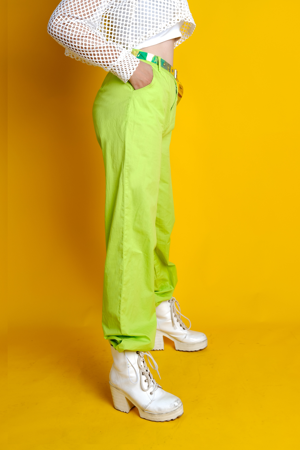 Quần Jogger Xanh Neon