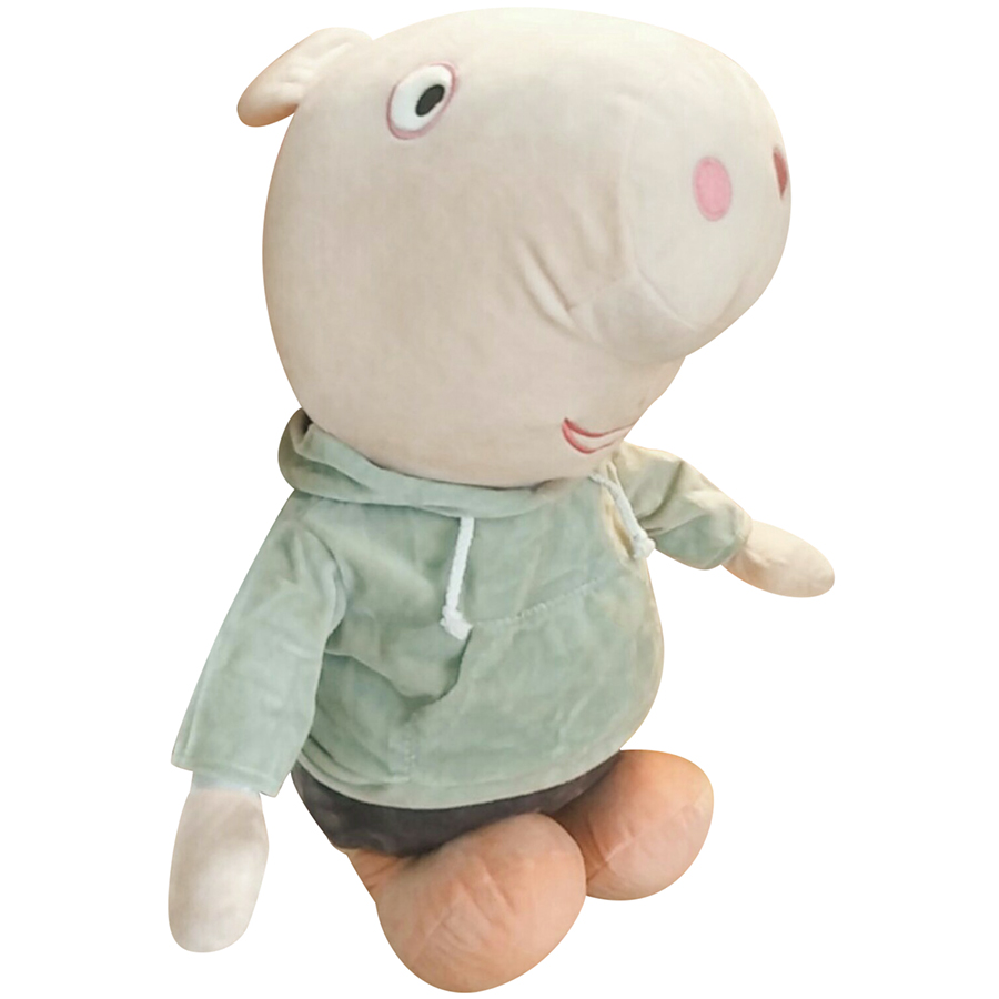 Gấu Bông Heo Peppa Áo Hoodie Xanh