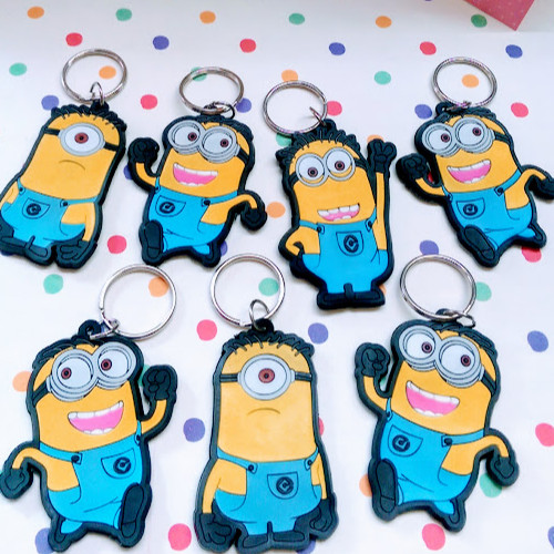 Móc Khóa Minion Dẻo - 1 Cái - Giao Ngẫu Nhiên