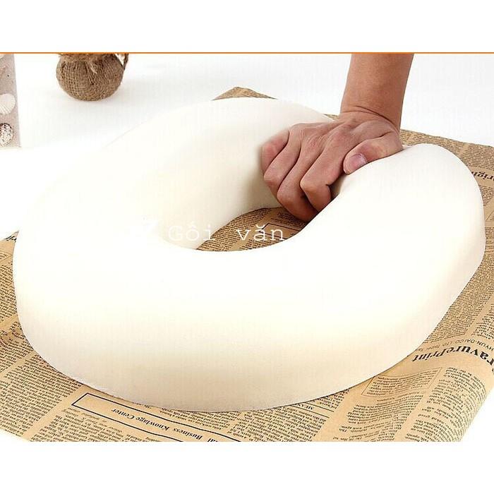 Đệm (Nệm) Ngồi Cao Su Non Chuyên Dụng Cho Người Bệnh Trĩ ZURI PILLOW - LM500, Gối Lót Ghế Cho Người Đau Xương Cụt