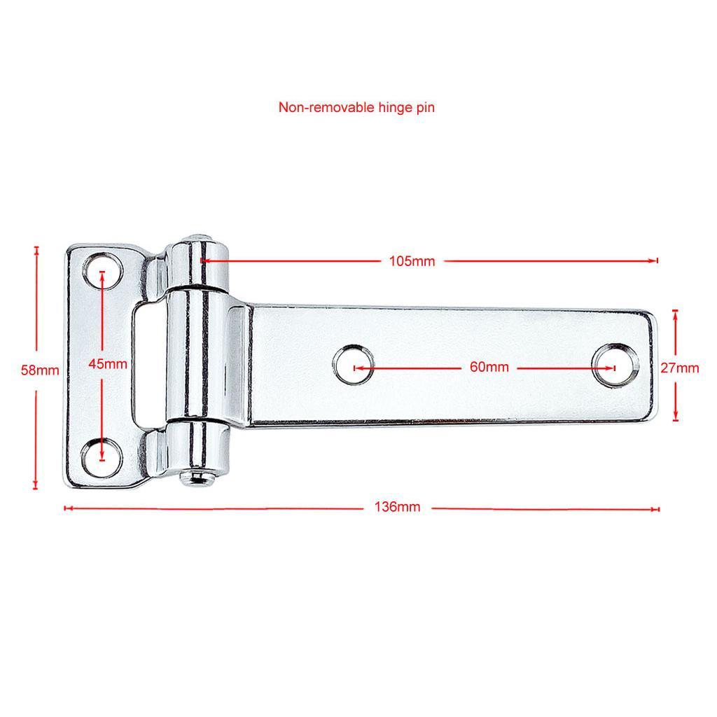 HINGE Heavy Duty Stainless Steel Trailer/ Truck/ RV/ Rear  Hardware