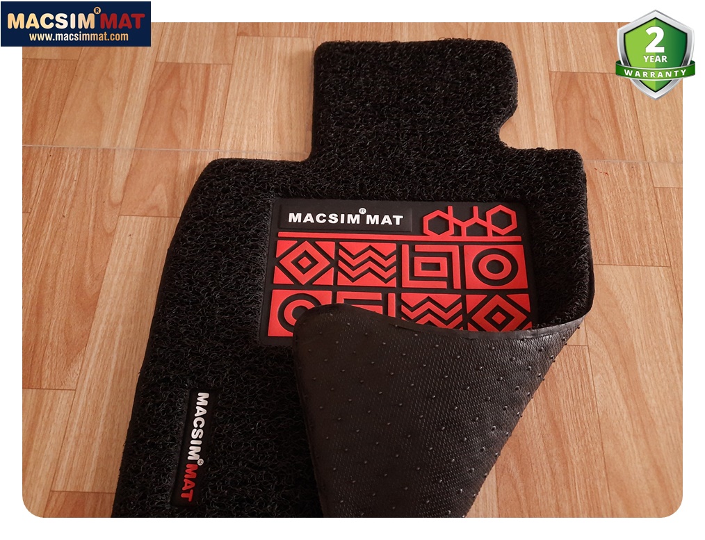 Thảm rối lót sàn ( màu đỏ,đen,ghi) ô tô Vinfast Lux A 2018- đến nay Nhãn hiệu Macsim chất liệu nhựa rối cao cấp