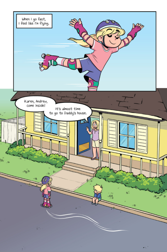 Baby-Sitters Little Sister #2: Karen's Roller Skates: A Graphic Novel