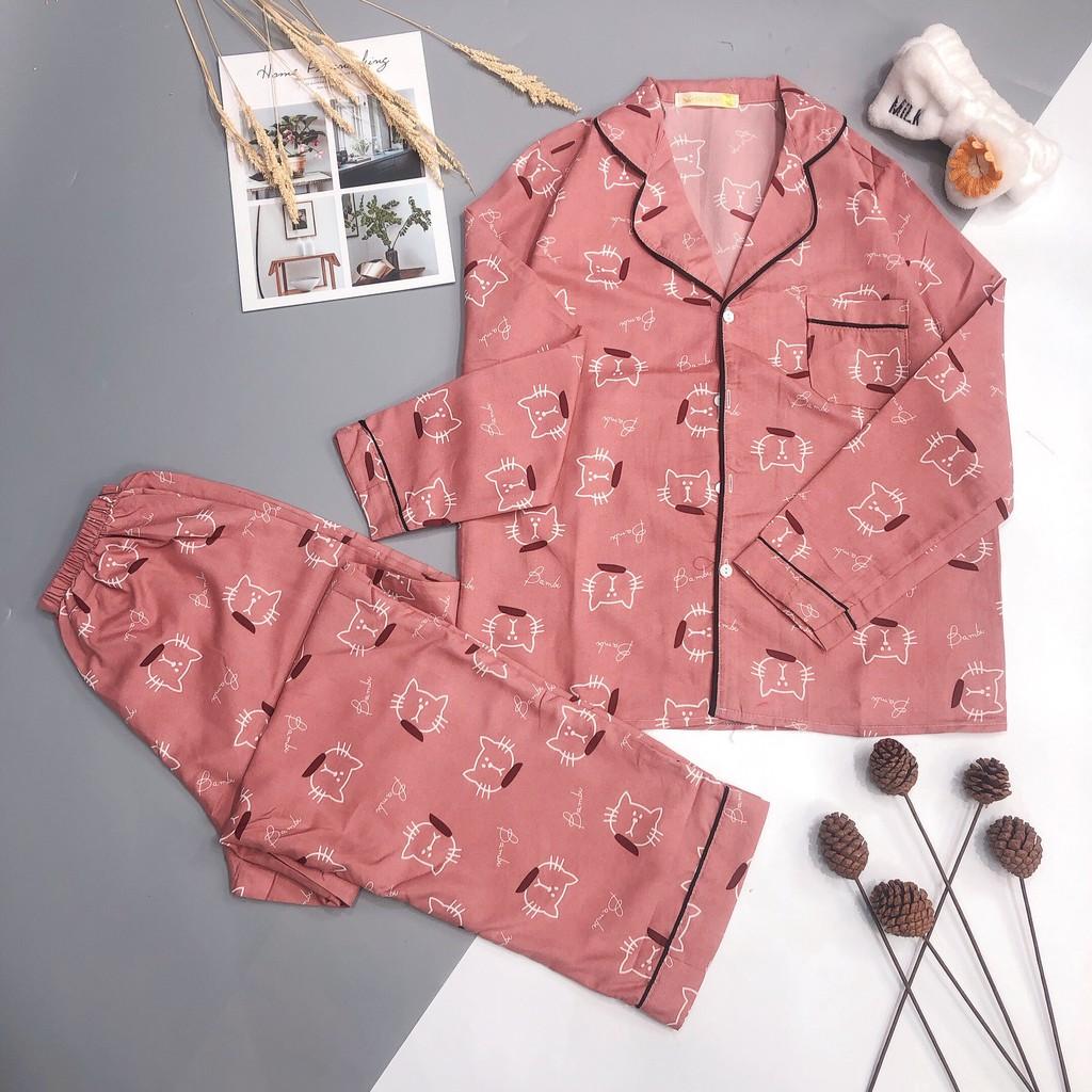 Bộ pijama dài tay bảng màu mới nhất