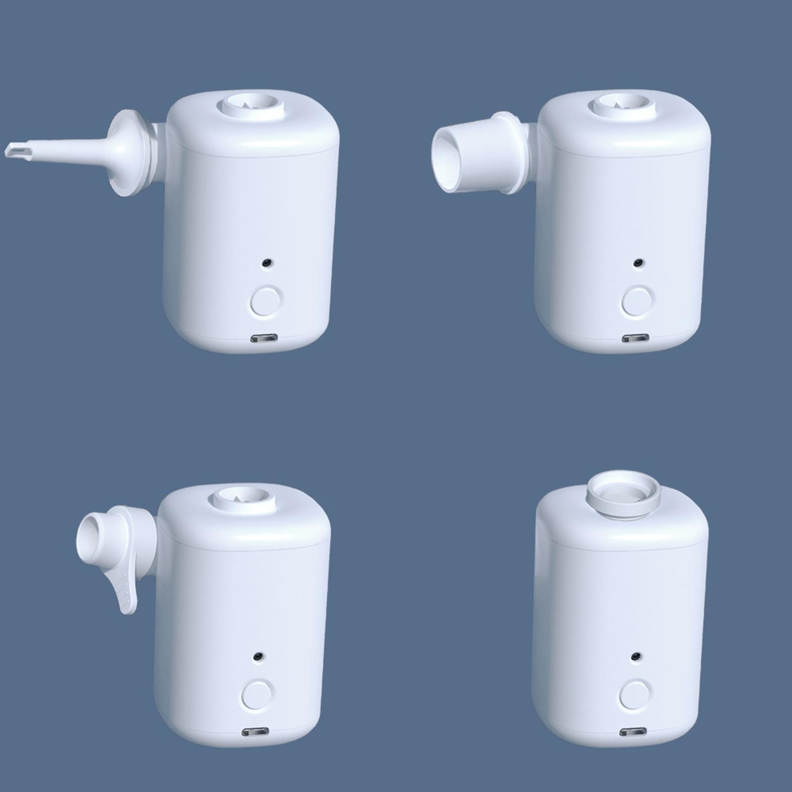 Electric Air Pump, Portable Air Pump for Inflatables, Rechargeable Air Mattress Pump, Battery Powerd Air Pump for Inflatable Toy, Swimming Pool
