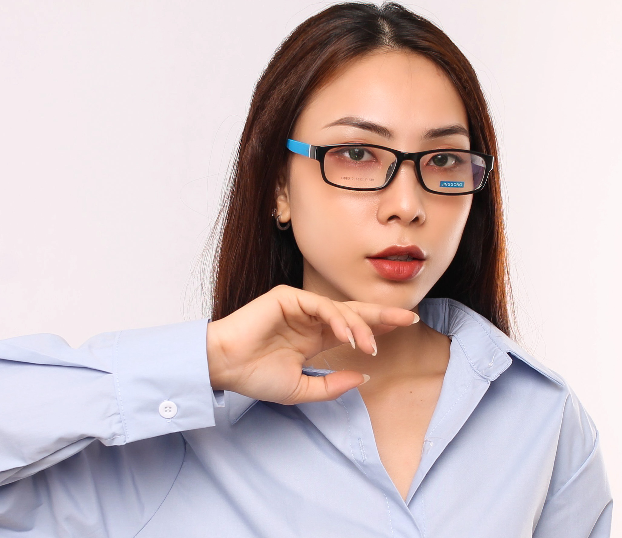 Gọng kính nhựa dẻo tr90 thời trang nam nữ Ouress 86017
