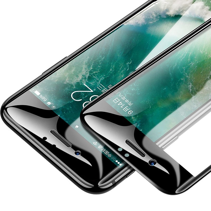 Miếng dán kính cường lực cho iPhone 6 Plus / 6s Plus hiệu ANANK 3D mỏng 0.2mm mặt kính AGGC Nhật Bản - Hàng chính hãng