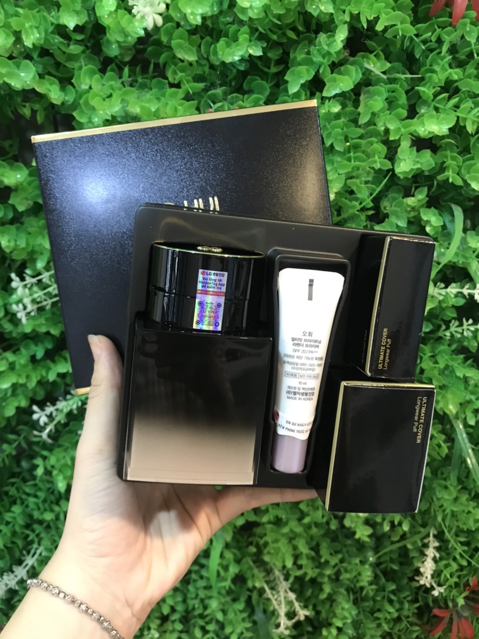 Kem nền che phủ mạnh mẽ OH Ultimate COVER LONGWEAR FOUNDATION SET