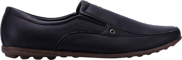 Giày Nam Có Lỗ Huy Hoàng HT7123 - Đen