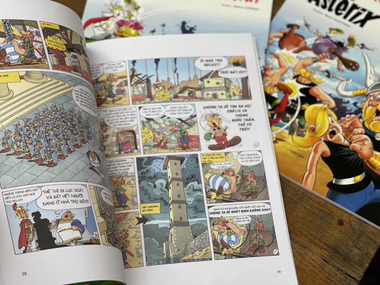 [COMBO 11 TẬP] - NHỮNG CUỘC PHIÊU LƯU CỦA ASTERIX (In màu toàn bộ) – René Gossiny và Albert Uderzo – NXB Kim Đồng (Bìa mềm)