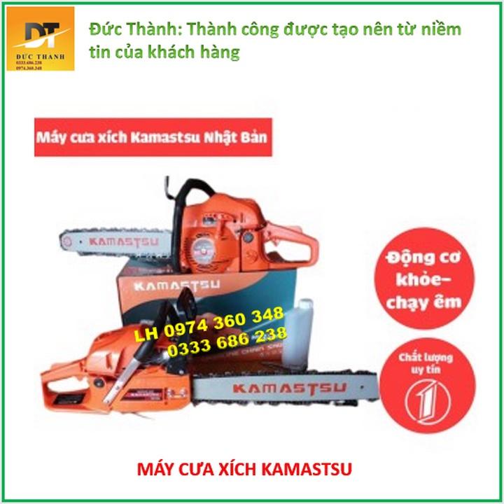 Máy cưa xích chạy xăng KAMASTSU 68CC Siêu khỏe