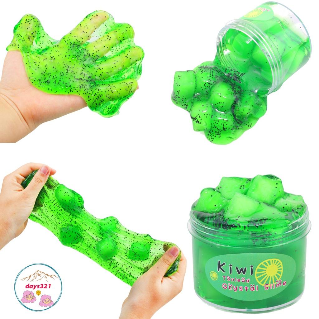 FOLLOW TẶNG 3KHÀNG CÓ SẴNFruit Slime Chất Nhờn Ma Quái Hoa Quả Kiwi dẻo hũ 200g