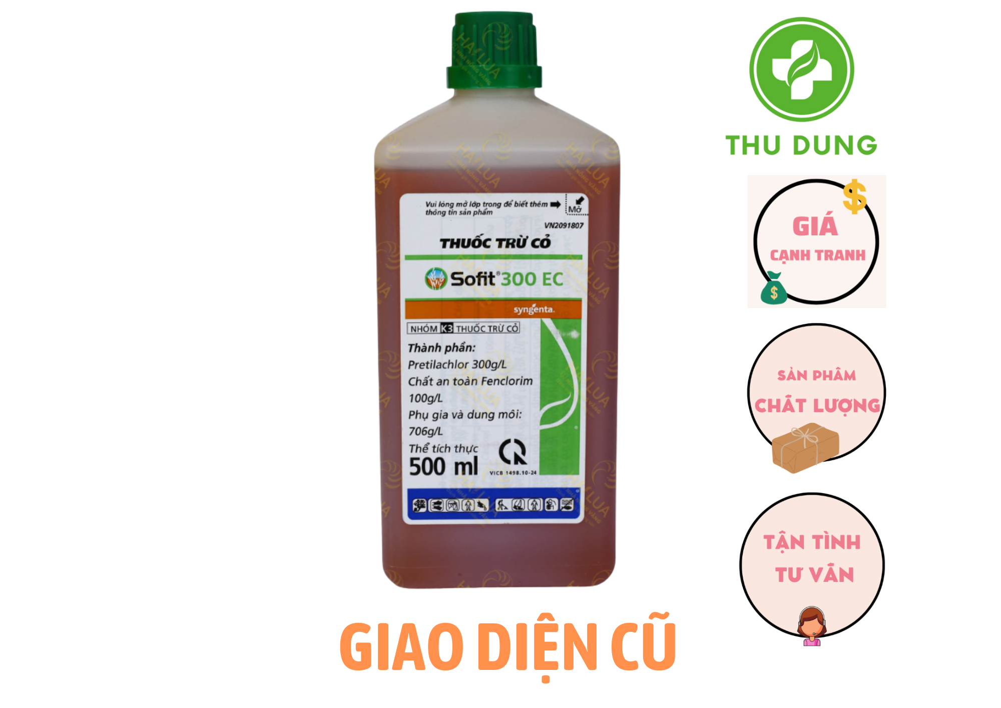 THUỐC TRỪ CỎ SOFIT 300EC 500ML