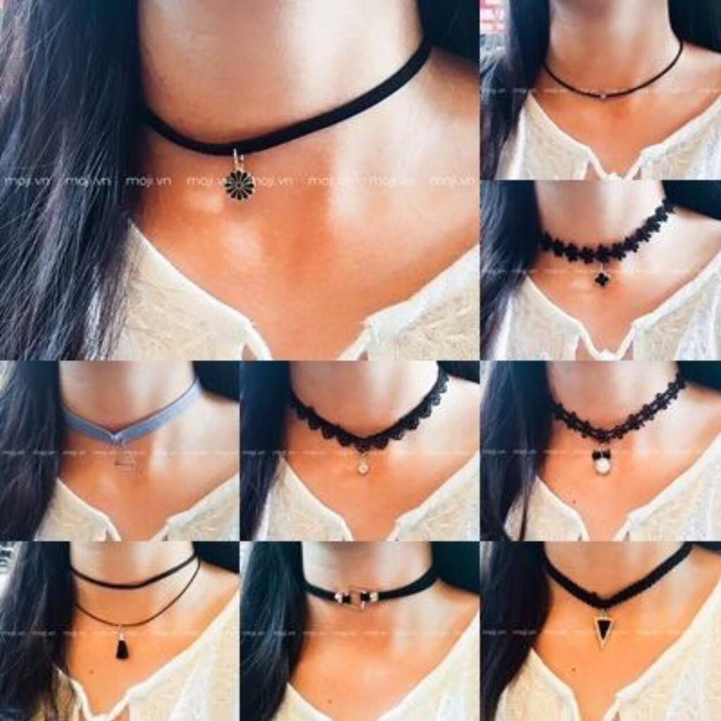 PVN5904 Bộ 12 dây choker đeo cổ thời trang T2