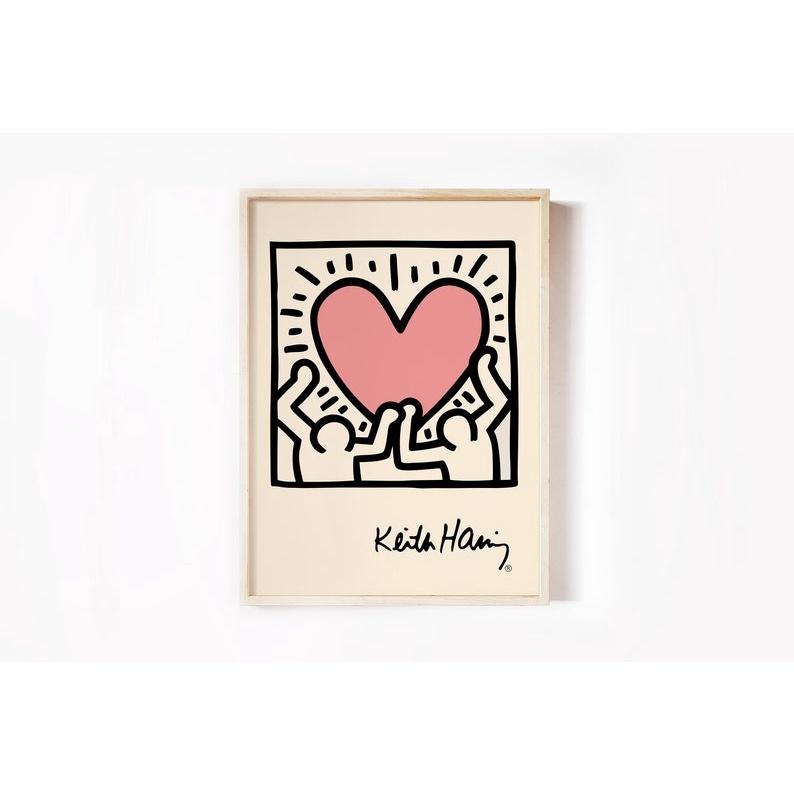 Tranh canvas Keith Haring Pop Art