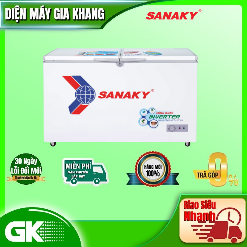 Tủ Đông SANAKY 1 Ngăn VH-4099A3 (305L) - Hàng Chính Hãng