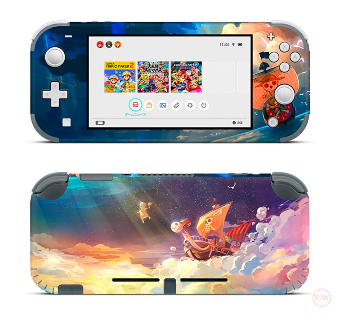 Skin decal dán Nintendo Switch Lite mẫu One Piece (dễ dán, đã cắt sẵn)