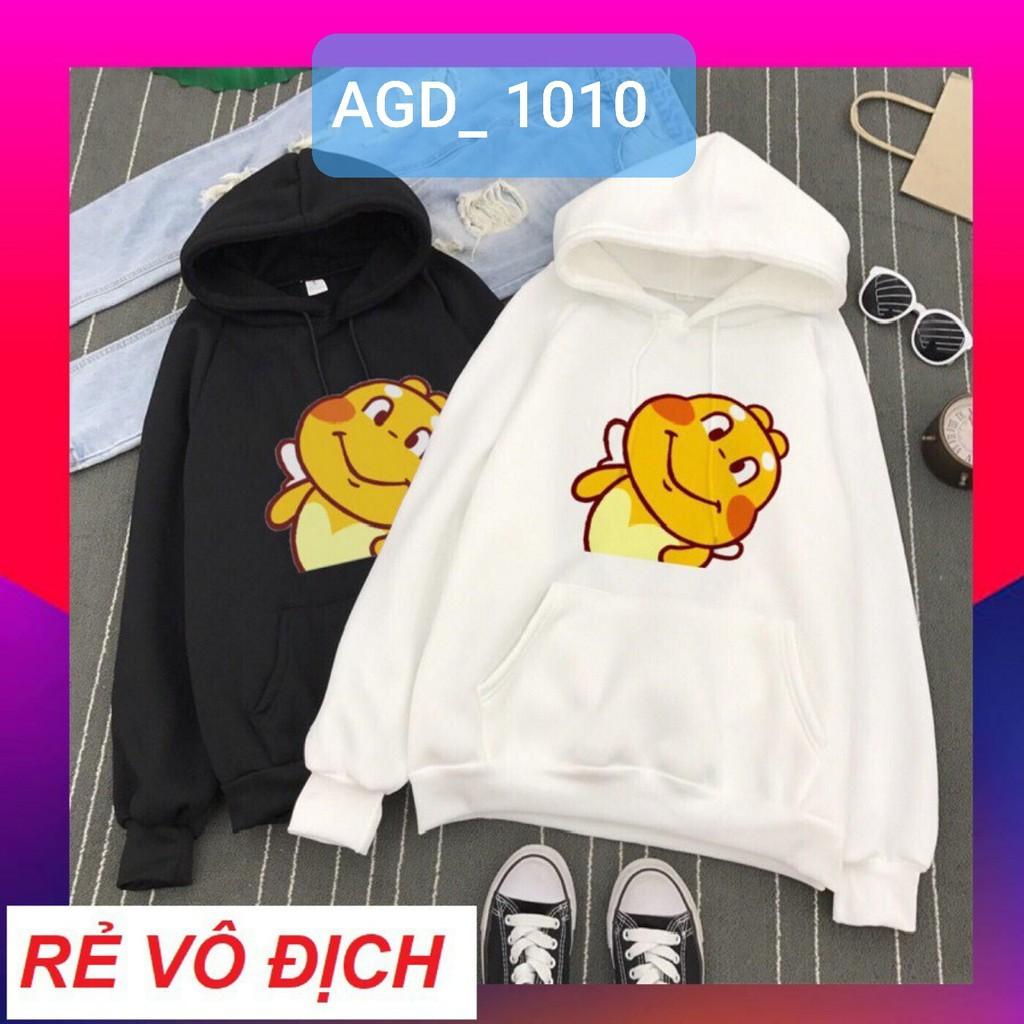 Áo nỉ có mũ biểu tượng cảm xúcv - MÃ AGD1010