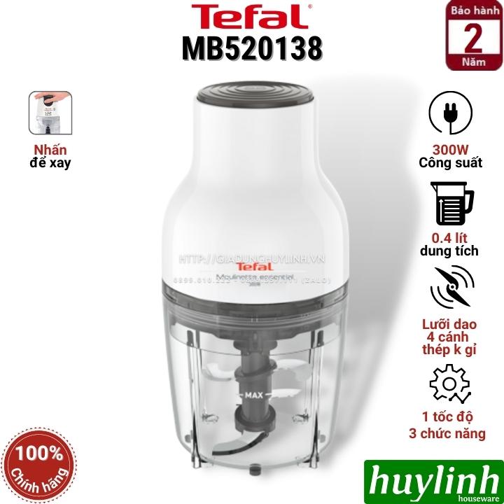 Máy xay thịt mini Tefal MB520138 - 0.4 lít - 300W - Hàng chính hãng