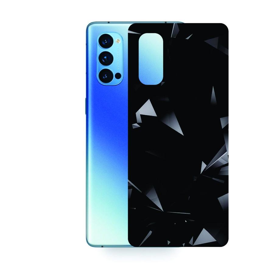 Miếng Dán Skin 3D mặt lưng dành cho OPPO reno 5 / reno 4 / reno 4pro, chống trầy xước, hình ảnh 3D sắt nét