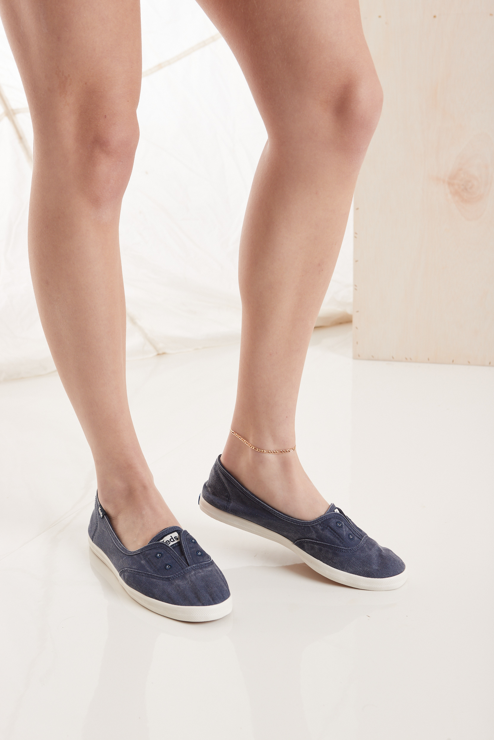 Giày Keds Nữ- Chillax Mini Twill Navy- KD065909