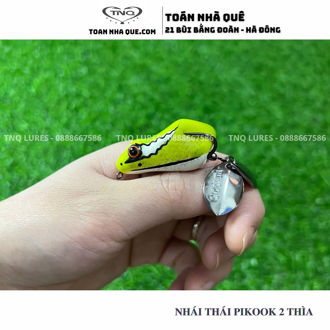 Nhái hơi sóc chuột Pikook Thái Lan - nổi 10.5G câu lóc TNQ LURES - Toán nhà quê giao màu ngẫu nhiên