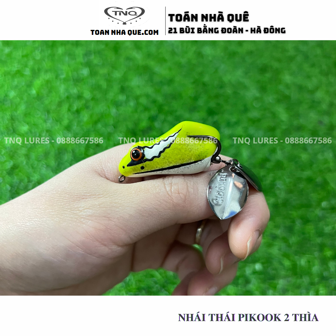 Nhái hơi sóc chuột Pikook Thái Lan - nổi 10.5G câu lóc TNQ LURES - Toán nhà quê  giao màu ngẫu nhiên