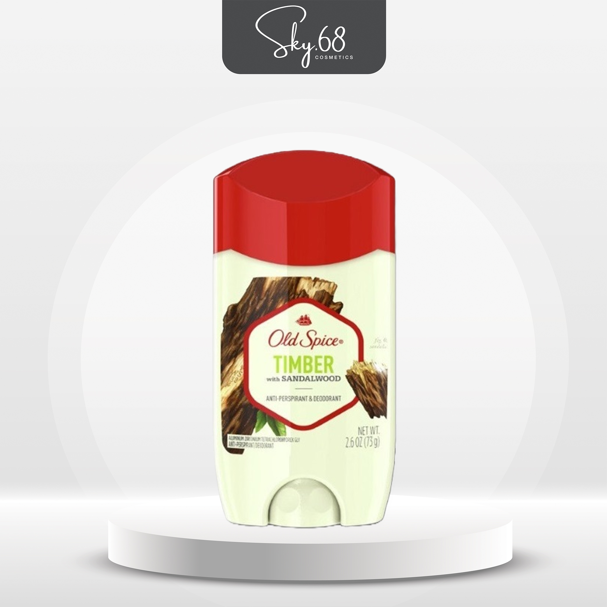 Lăn Khử Mùi Cho Nam Hương Sảng Khoái,Tự Tin Old Spice TIMBER 73g