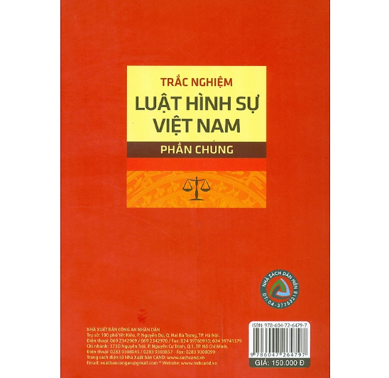 Sách - Trắc nghiệm luật hình sự việt nam ( phần chung )